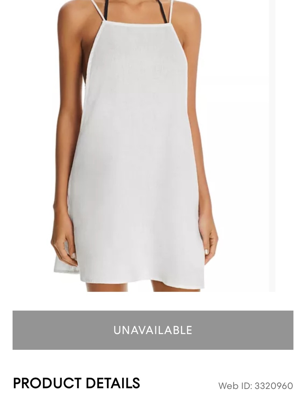 Onia White Linen Coverup Dress